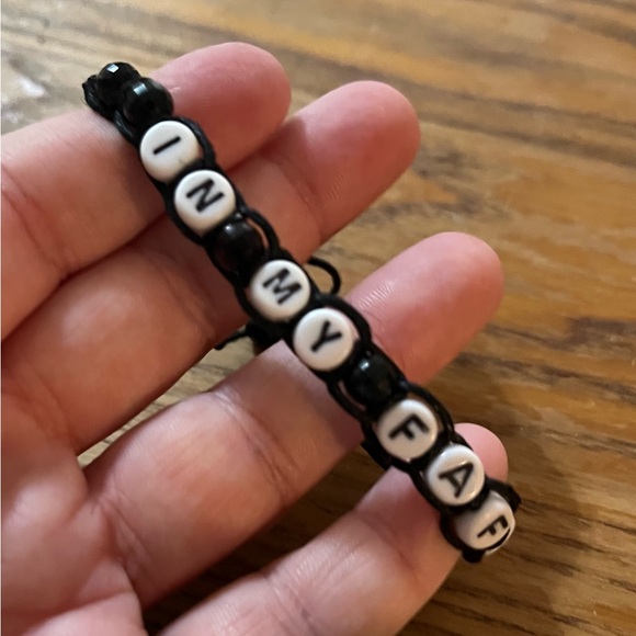 Handmade IN MY FAFO ERA Bracelet - Adjustable - Picture 3 of 6